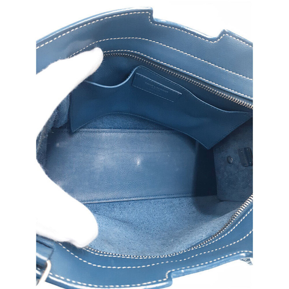 SAINT LAURENT PARIS Cabas 2WAY Leather Handbag - Picture 3 of 9